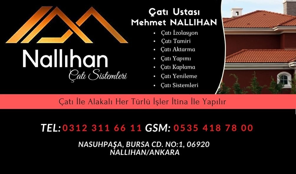 Nallıhan Çatı Tamiri